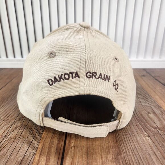 VTG K-Products Dakota Grain Co. Hubbard Embroidered Buck Wildlife Hat Strapback - Picture 5 of 10